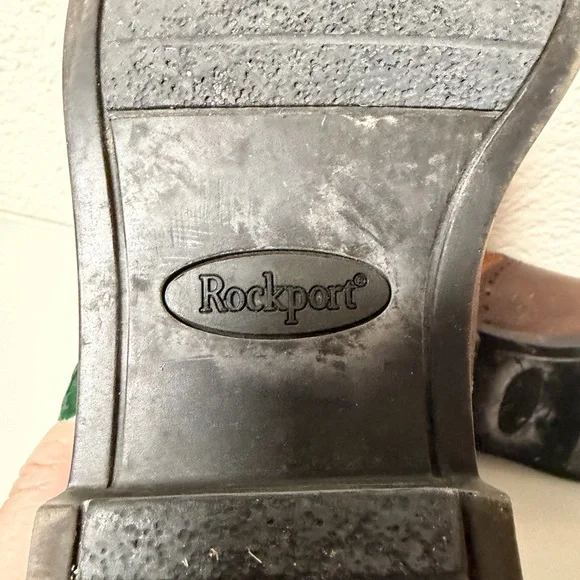 Classic Brown Rockport Derby Leather Men's Shoes - Picture 7 of 11